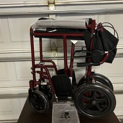 $45  Medline Lightweight Foldable Transport Wheelchair
