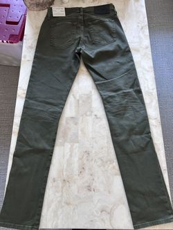 AG Adriano Goldschmied Men's TELLIS Modern Slim Jeans Green Size 28 x 33