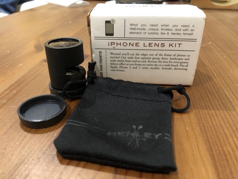 Henley Brands iPhone 5 lens kit (fisheye, wide angle, macro)