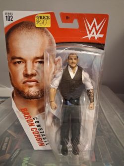 WWE SERIES 102 CONSTABLE BARON CORBIN COLLECTIBLE ACTION FIGURE 