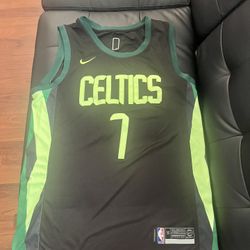Celtics 2024-2025 Black City Jersey Size 50 (Jaylen Brown)