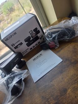 NEXPOW 4K UHD 2 Channel Front & Rear Dash Cam