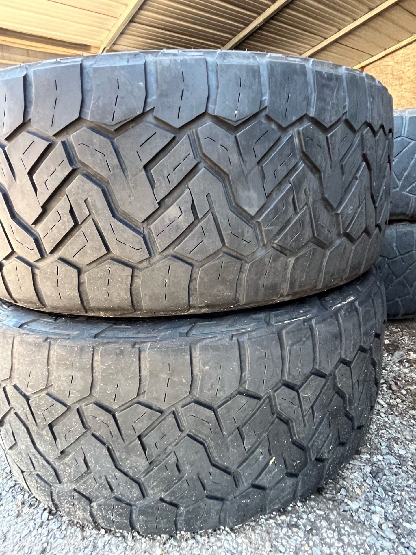 MATCHING PAIR OF LT 285/ 50 R 22 NITTO RECON GRAPPLER A/T TIRES