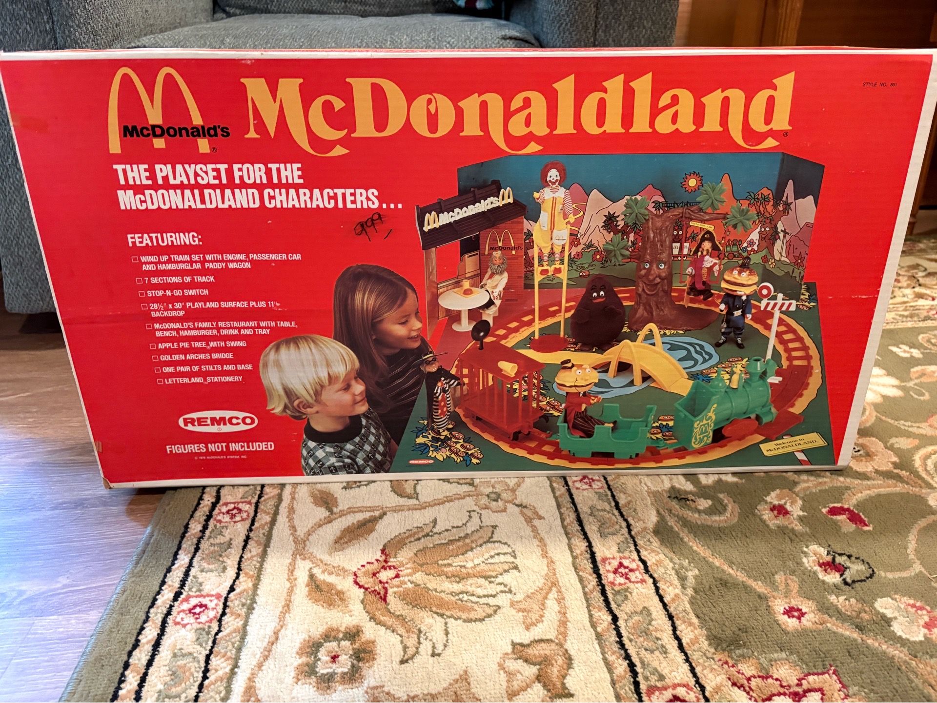 Vintage 1976 McDonaldland Playset - NEW OLD STOCK