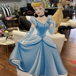 Lifesize 4 foot Cinderella Disney Princess Cardboard Cutout