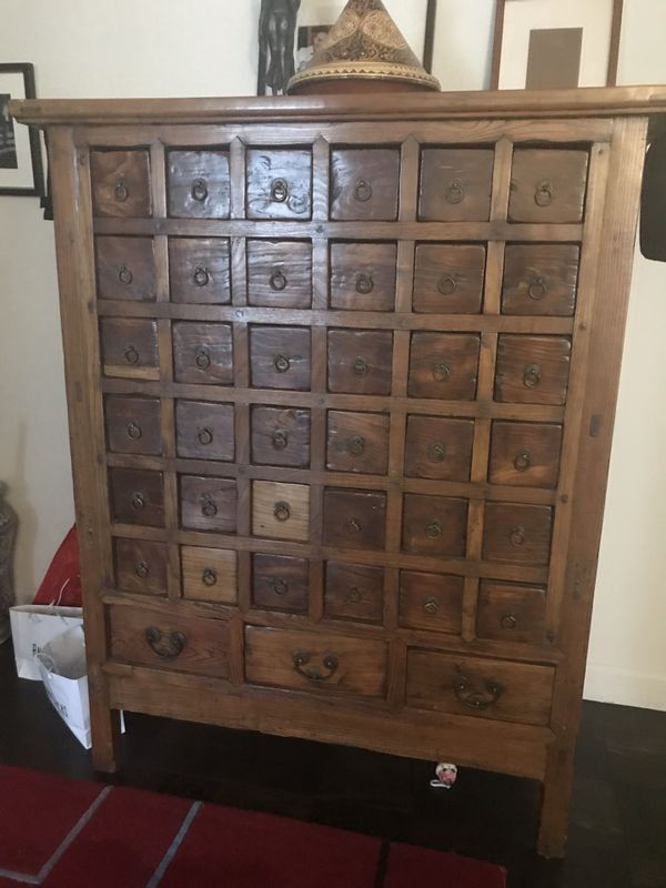 antique chinese apothecary cabinet for sale in new york, ny - offerup