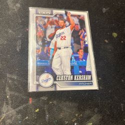 Clayton Kershaw 2026 Topps Series 1 Base Card #22 Los Angeles Dodgers 75th 