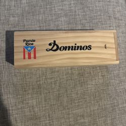 Puerto Rico Domino Set 🇵🇷 – Brand New in Wooden Box