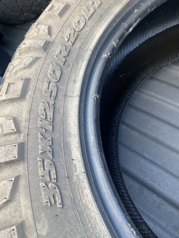 Nitto Ridge Grappler35/12.50/20inch Tires Used 