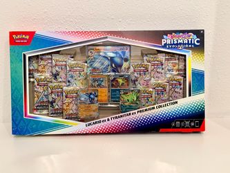 Pokemon Prismatic Evolutions - Lucario & Tyranitar ex Premium Collection