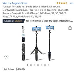 Fugetex selfie 🤳 tripod