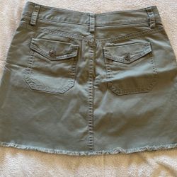 Olive Mini Skirt By GAP