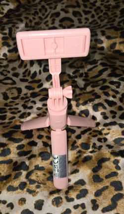 Pink selfie stick