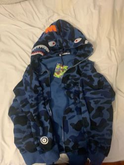 blue bape hoodie