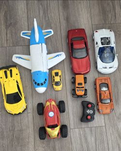 Kids Cars, Airplane & RC Vehicle Toy Lot