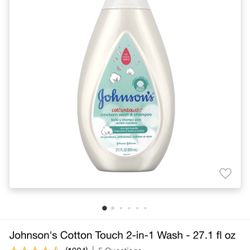 Johnson’s Baby Wash Shampoo 2 In 1