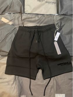 Essentials black shorts brand new size M