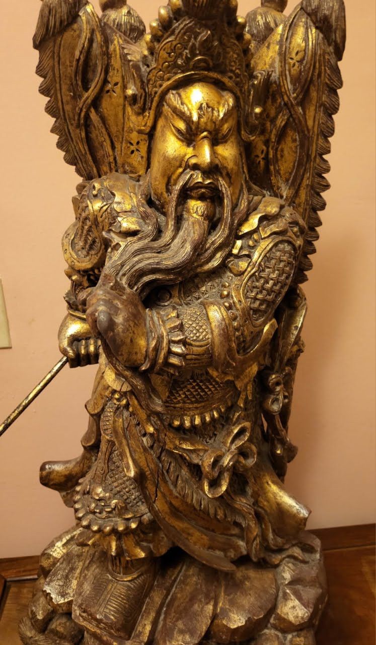Antique One Of A Kind Statue Of Guan Gong Warrior Give Me A Good Offer