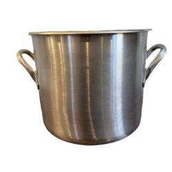 Vollrath Stock Stew Pot Stainless Steel Double Handle Large Lid Cookware USA Big