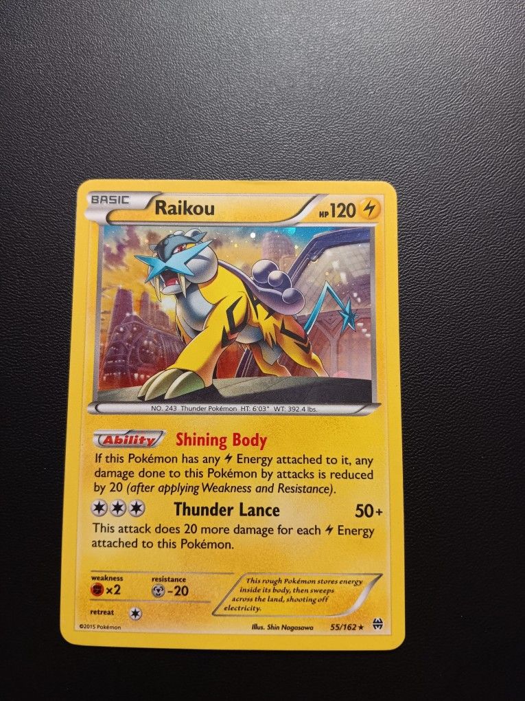 Pokemon Raikuo # 55/162