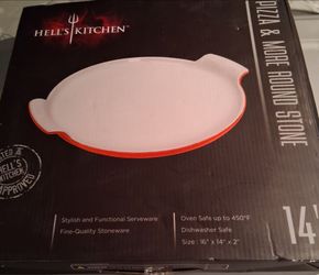 Brand New Hell’s Kitchen 14" Pizza & More Round Stone – $20
