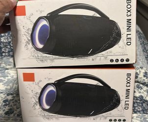 BOX3 Mini LED Bluetooth Speaker – NEW – 2 Available