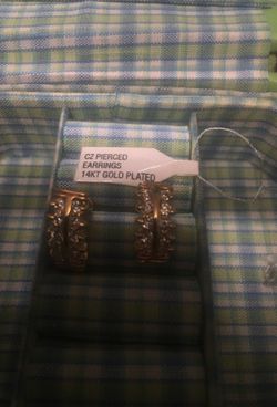💎14kt gold plated earrings 💎
