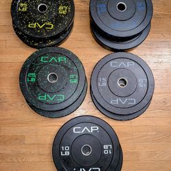 Olympic Bumper Plate Set (260 Total Pounds)