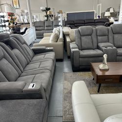 Sofa Set Disponibles Recliner Manual Or Power In Stock