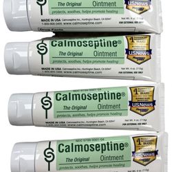 4 tubes Calmoseptine Baby Diaper Rash Ointment moisturizer barrier skin protector 4oz