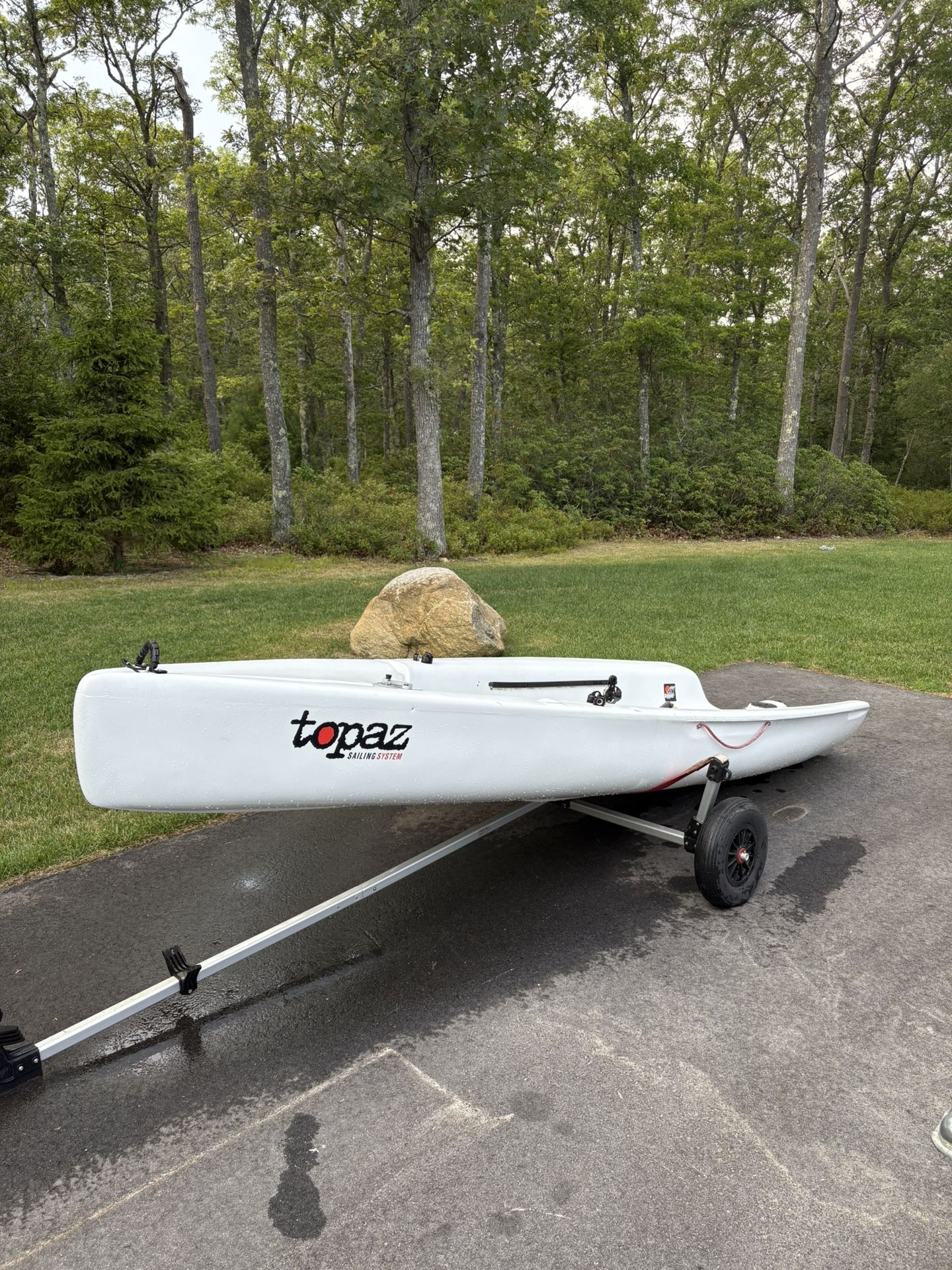 12 foot Topaz Topper Sailboat