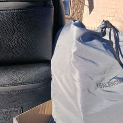 Size 11 BALENCIAGA 45 Adding TRUE RELIGION Leather Back Pack. 