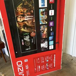 65” VIZIO TV  FOR PARTS (BROKEN SCREEN)