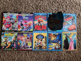 Disney blu ray and DVD