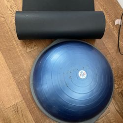 Bosu Ball, Yoga Mat, Boxing Gloves And jump rope removable weights