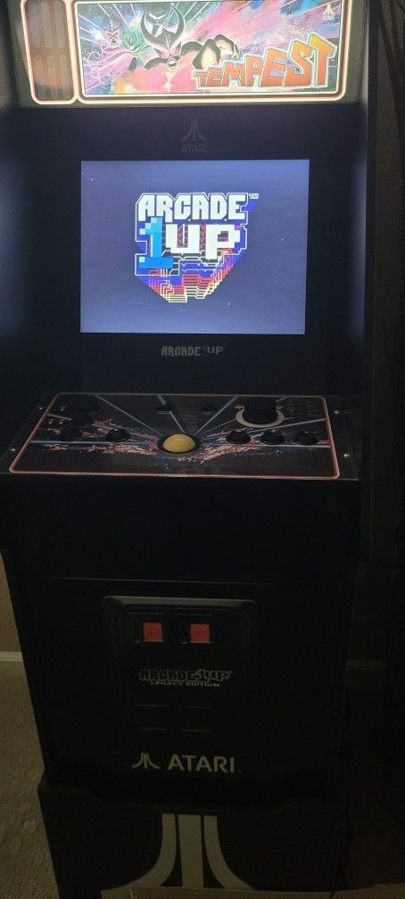 ARCADE 1UP TEMPEST. Legacy Edition--PLUS MATCHING STOOL