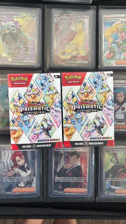 Pokemon Prismatic Evolutions 2 Booster Bundles Combo