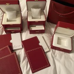 Cartier Watch Boxes Impeccable Condition 