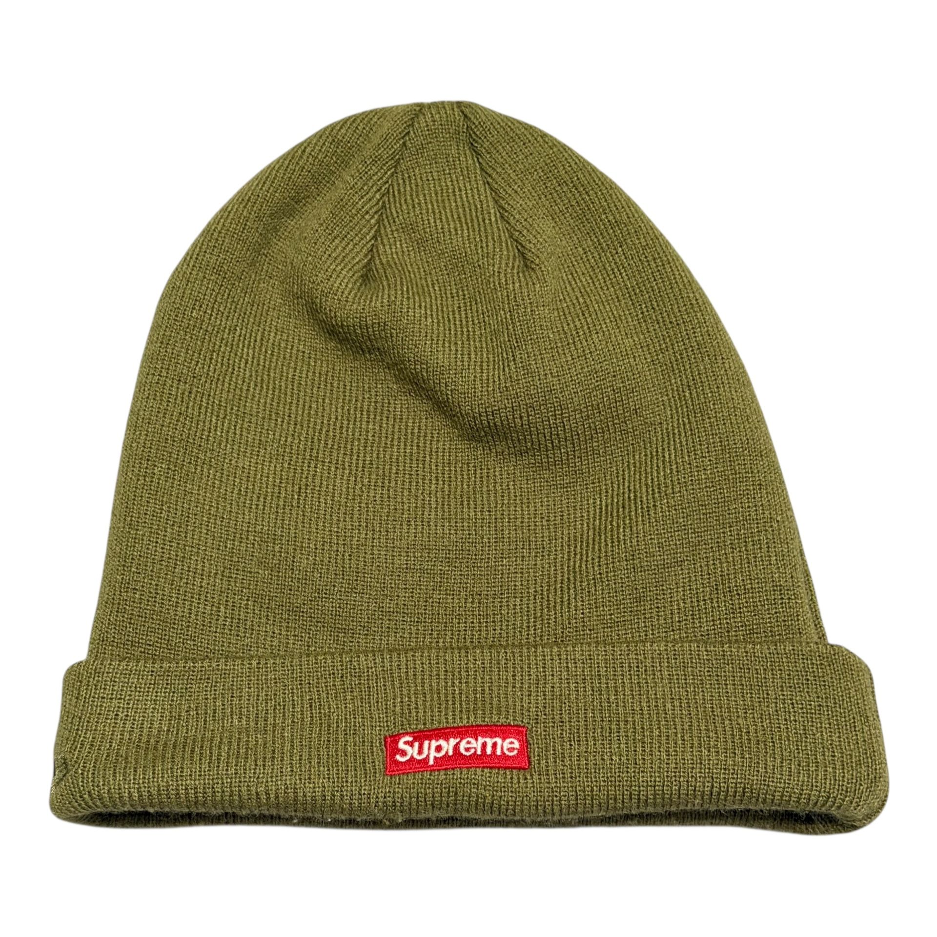 RARE Supreme New York New Era Los Angeles LA Shop Light Olive Green Beanie FW20 One Size Fits All OSFA Skater