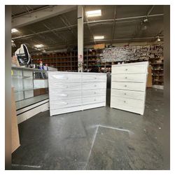 Dresser set / Five and eight drawers dresser