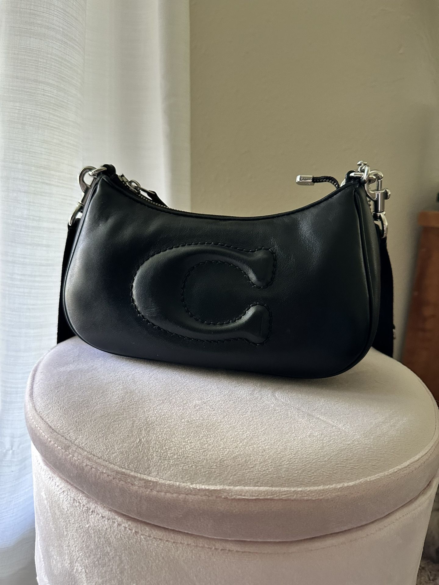 Coach Teri Shoulder Bag With Signature C Quilting