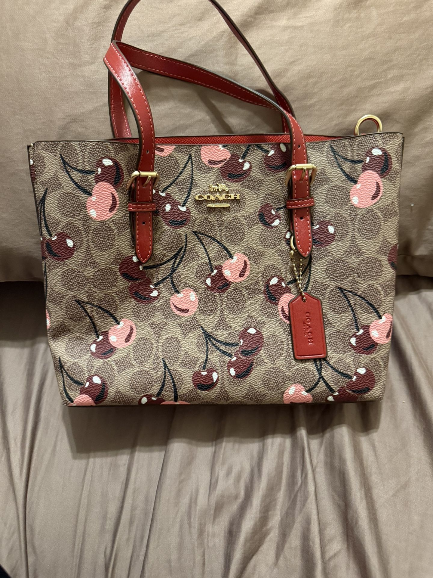 Cherry Coach Mini Tote