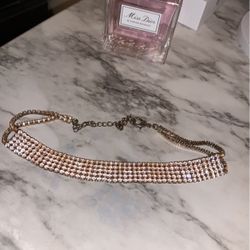 Gold Diamond Choker