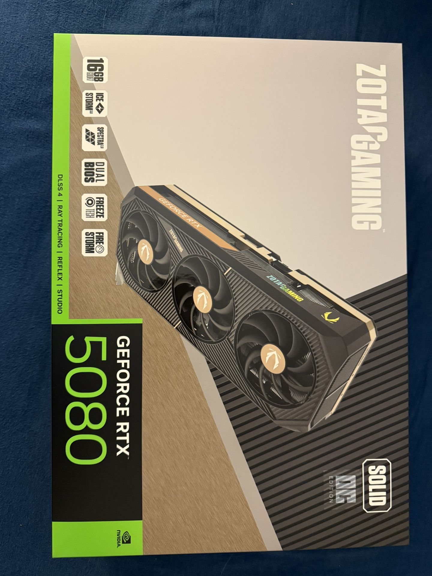 Zotac 5080 Solid. Brand New Sealed