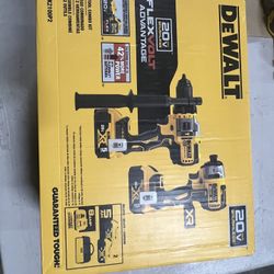 DeWalt 20V MAX Cordless Brushless 2 Tool Hammer Drill and Impact Driver Kit