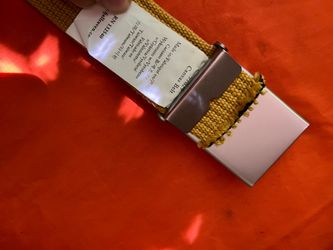 Fjällräven Canvas Belts – 2 Belts Bundle – Olive & Mustard – Adjustable