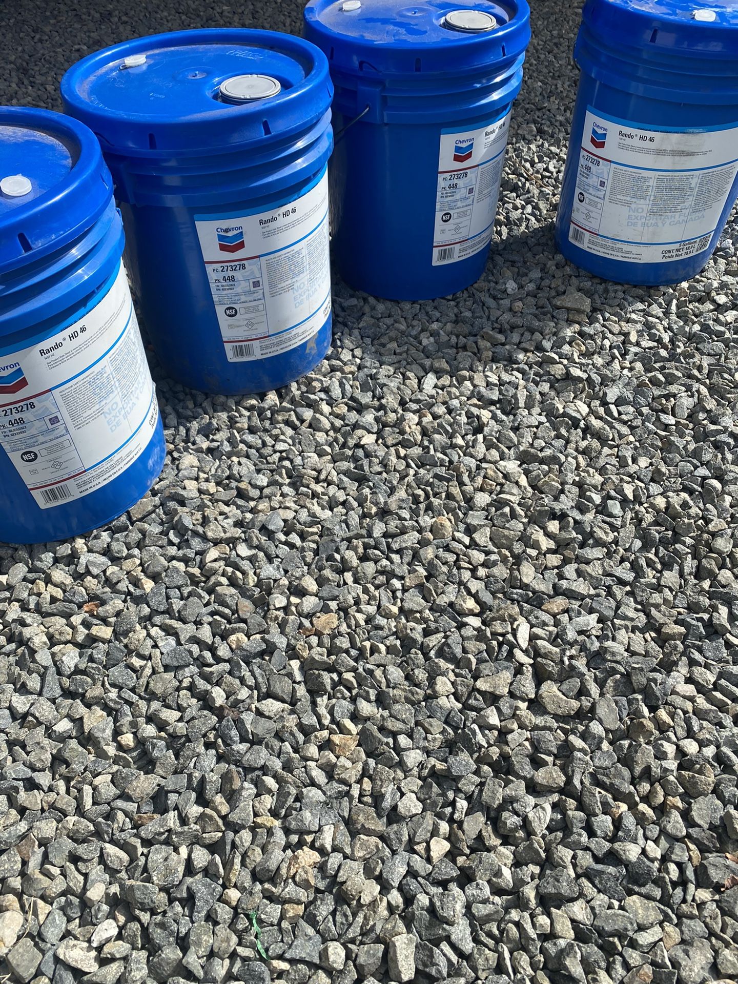 Chevron Rando HD 46 Hydraulic Oil Fluid