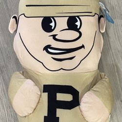 New ~ Purdue Pete Mascot Pillow 18”