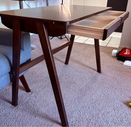 Natural Wood Writing Desk