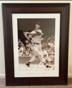 Boston Ted Williams -1946 b/w print